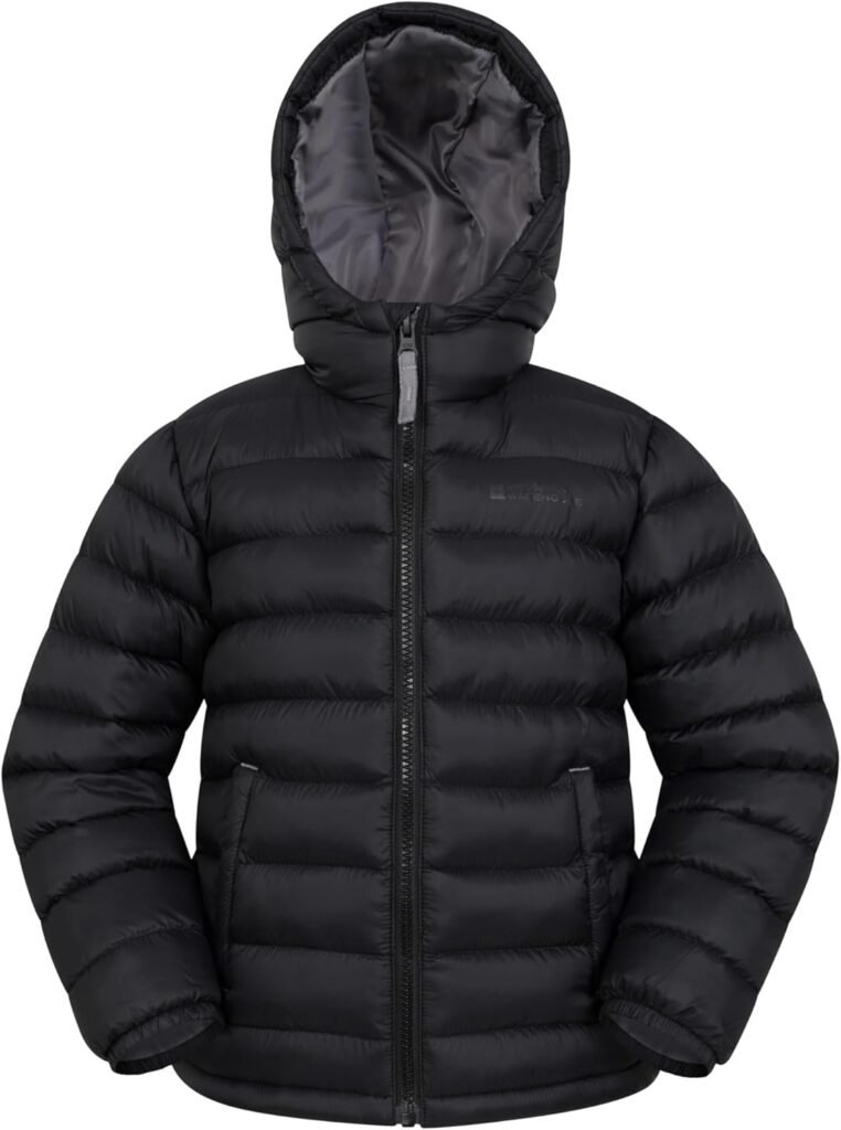Mountain Warehouse Seasons Padded Kids Jacket – Water Resistant & Lightweight Insulated Rain Coat for Boys & Girls – Great for Spring Summer, School or Travelling Mountain Warehouse Seasons Padded Kids Jacket – Water Resistant & Lightweight Insulated Rain Coat for Boys & Girls – Great for Spring Summer, School or Travelling