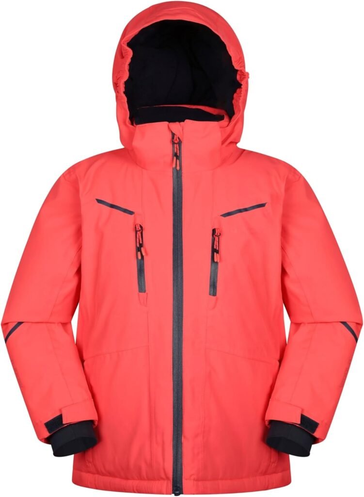 Mountain Warehouse Slalom Kids Extreme Waterproof Ski Jacket – Fleece Lined Padded Coat with Detachable Snowskirt, Boys & Girls – Winter Skiing, Sports, Walking Mountain Warehouse Slalom Kids Extreme Waterproof Ski Jacket – Fleece Lined Padded Coat with Detachable Snowskirt, Boys & Girls – Winter Skiing, Sports, Walking