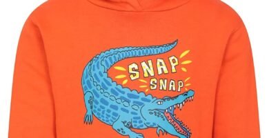 Mountain Warehouse Snappy Croc Kids Hoodie Mountain Warehouse Snappy Croc Kids Hoodie