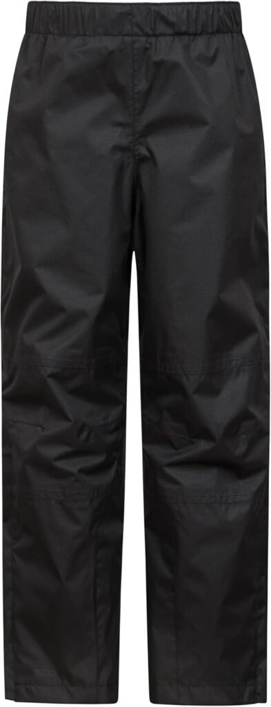 Mountain Warehouse Spray Kids Waterproof Over Trousers – Breathable Childrens Over Pants, Half Leg Zip, Taped Seams Rain Pants – for Travelling & Outdoors