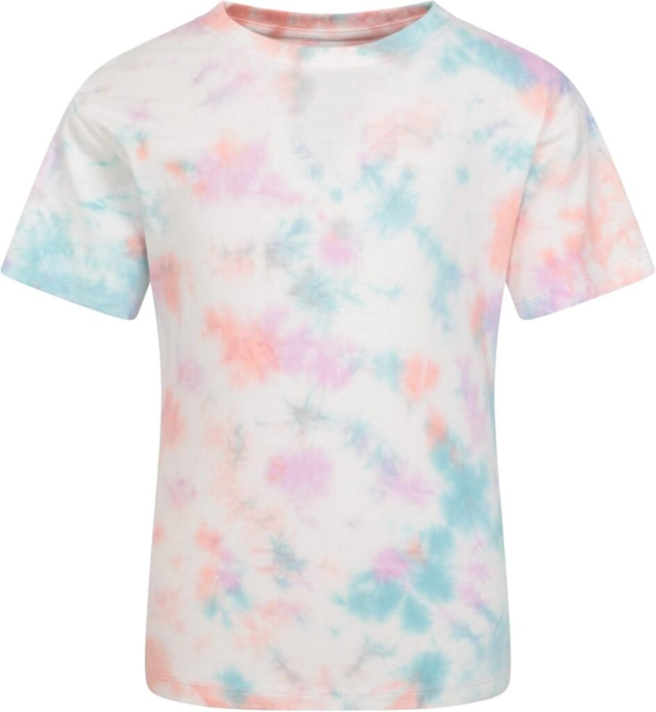 Mountain Warehouse Tie Dye Kids Cotton T-Shirt – Lightweight & Breathable Daily Use Tee Shirt, Boys & Girls – Autumn, Winter Outdoors, Holiday, Walking, Hiking Mountain Warehouse Tie Dye Kids Cotton T-Shirt – Lightweight & Breathable Daily Use Tee Shirt, Boys & Girls – Autumn, Winter Outdoors, Holiday, Walking, Hiking