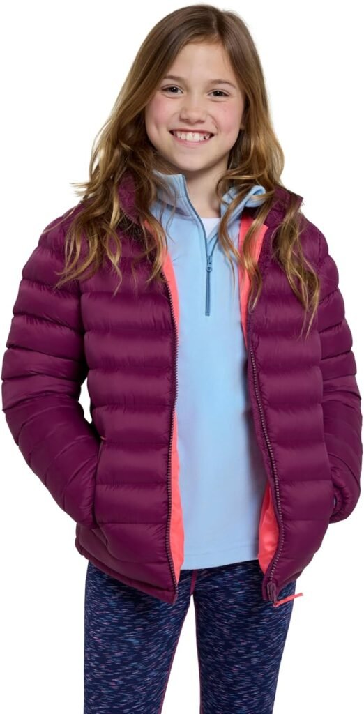 Mountain Warehouse Vista Kids Water-resistant Padded Jacket – Lightweight Coat with Front Pockets, Boys & Girls – Spring Summer, Outdoors, Travelling & Hiking