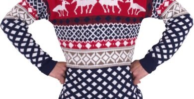 NOROZE Mens Unisex 70’s Jumpers Sweater Retro Christmas Knitwear Top Sizes S-2XL