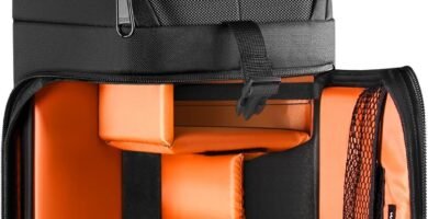 Neewer Professional Camera Case Sling Backpack for Nikon Canon Sony and Other DSLR Cameras and Lens,Tripod,Other Accessories,Durable Waterproof and Tear Proof Bag with Padded Dividers(Orange)