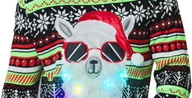 OFF THE RACK Unisex Men’s Christmas Jumper Pullover Tops Funny Santa Rudolph Llama Reindeer Xmas Tree Women’s Party Sweaters