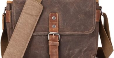 ONEGenug SLR Camera Bag, Waterproof Wax Canvas Bag Vintage Camera Case Messenger Bag with Interlayer Pad (Khaki) ONEGenug SLR Camera Bag, Waterproof Wax Canvas Bag Vintage Camera Case Messenger Bag with Interlayer Pad (Khaki)