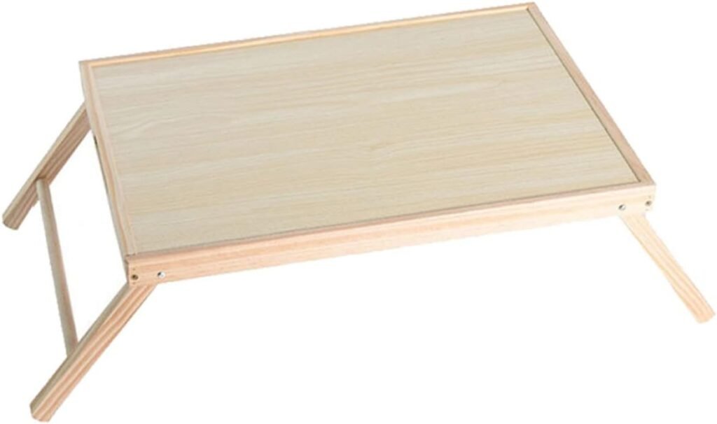 ORFOFE 1pc Computer Desk Study Desk Foldable Laptop Bed Laptop Bed Tray Bed Tray Table Laptop Computer Tray Foldable Breakfast Table Student Household Wooden Folding Table
