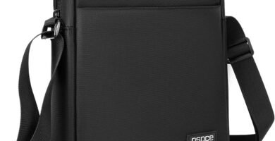 OSOCE Mens Shoulder Bag Messenger Man Bag Travel Business Crossbody Pack Chest Sling Bag Satchel Side Phone Bag Casual Handbag with Adjustable Strap for Men Working Daily Black OSOCE Mens Shoulder Bag Messenger Man Bag Travel Business Crossbody Pack Chest Sling Bag Satchel Side Phone Bag Casual Handbag with Adjustable Strap for Men Working Daily Black