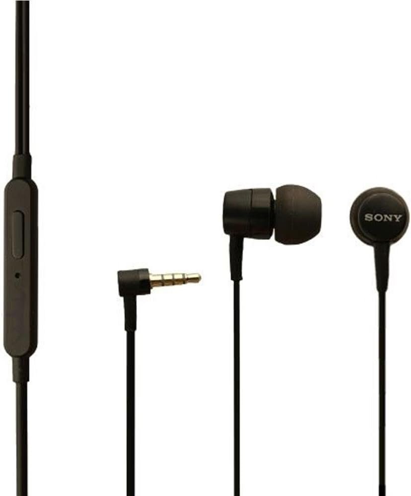 Original Sony MH750 Black Mobile Headset In-Ear-Stereo Wired Jack 3.5 mm Earphones Earbud Headphone For Sony Xperia Z Z Ultra Z1 Z1 Compact Z1s Z2 Z2a Z3 Z3 Compact Z3+ Z3v Z4 Compact Z4 Ultra Z4v