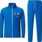 Outfit Sweatsuits for Mens Crew Neck Sport Gym Match Funny 2 Piece Outfits Sweatshirt Sweatsuits Mens 2024