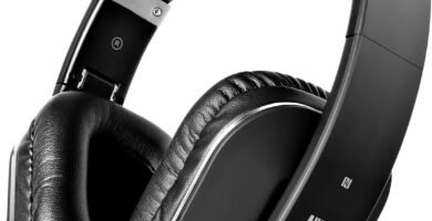 Over Ear Wireless Bluetooth Headphones with Mic – August EP650 – Custom App for Easy EQ Sound Control, aptX Low Latency, NFC, Rich Bass Clear Sound, 30 days Stand By High-Performance Comfort [Black]