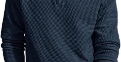 PJ PAUL JONES Men’s Jumpers Quarter Zip Jumper V Neck Jumpers Sweater Long Sleeve