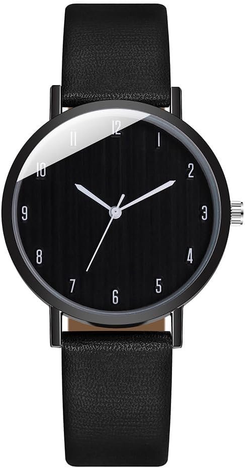 POPETPOP Kids Digital Watch Quartz Girls Watch – Lady Wristwatch with PU Leather Band, Round Wrist Watches Easy Reading for Teen Girls Ladies Womens Digital Watch