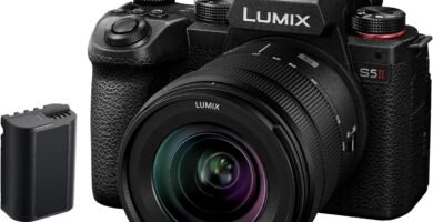 Panasonic LUMIX S5II Full Frame Mirrorless Camera Kit with New Phase Hybrid AF, Active I.S, Unlimited 4:2:2 10-bit recording, 4K 60p and 6K 30p with 20-60mm F3.5-5.6 L-Mount lens – DC-S5M2KE-BAT