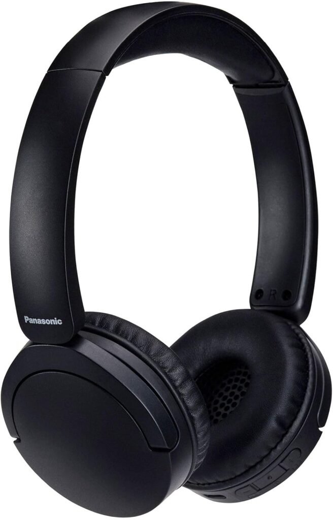 Panasonic RB-HF630BE-K Street Wireless Headphones, Over-Ear, Built-in Mic, Bluetooth 5.3, Multipoint, Swivel Design, Up To 72 Hours Playtime, USB-C, Black Panasonic RB-HF630BE-K Street Wireless Headphones, Over-Ear, Built-in Mic, Bluetooth 5.3, Multipoint, Swivel Design, Up To 72 Hours Playtime, USB-C, Black