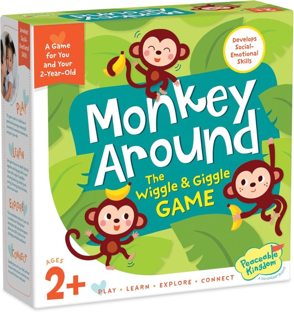 Peaceable Kingdom Monkey Around First Game for Toddlers Interactive Play with Parent Ages 2+ Peaceable Kingdom Monkey Around First Game for Toddlers Interactive Play with Parent Ages 2+
