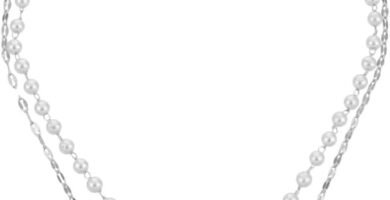 Pearl Layered Choker Necklace Hollow Love Heart Pendant Necklace Geometric Chain Jewelry for Women Girls Teens (Silver) Pearl Layered Choker Necklace Hollow Love Heart Pendant Necklace Geometric Chain Jewelry for Women Girls Teens (Silver)