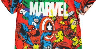 Popgear Boy’s Marvel Comics Core Avengers Sublimated T-Shirt Red Fashion