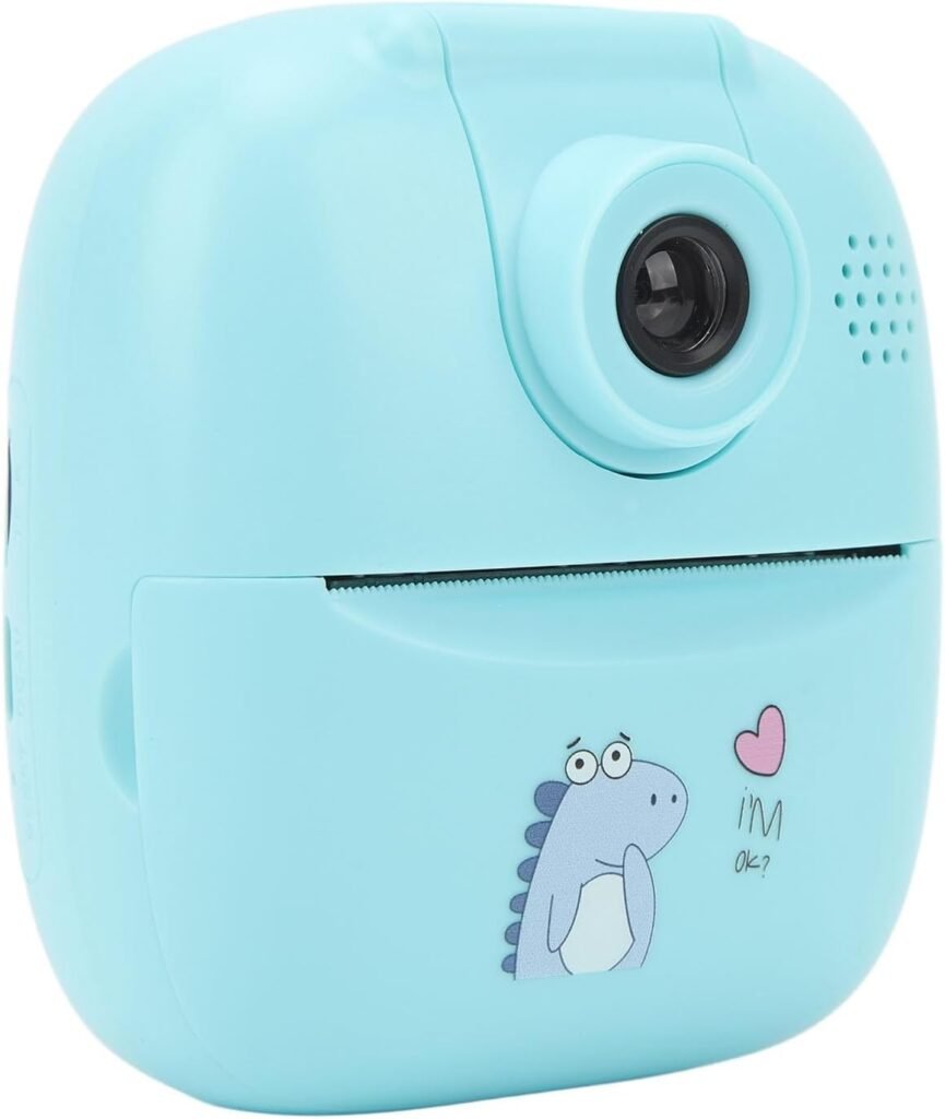 Print Camera For Kids, Camera For Kids Thermal Printer 2.0in IPS 1080P 44MP Digital Print Camera Camera Toy For Kids Children