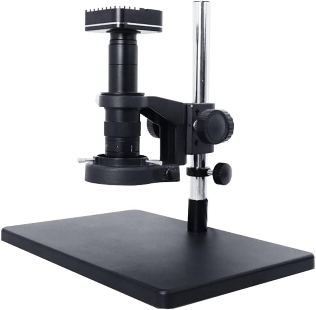 QBREZA 4K Hd Video Microscope Professional Grade Ccd Industrial Camera Electronic Microscope Magnifier Inspector Measurement