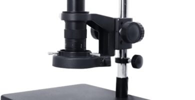 QBREZA 4K Hd Video Microscope Professional Grade Ccd Industrial Camera Electronic Microscope Magnifier Inspector Measurement