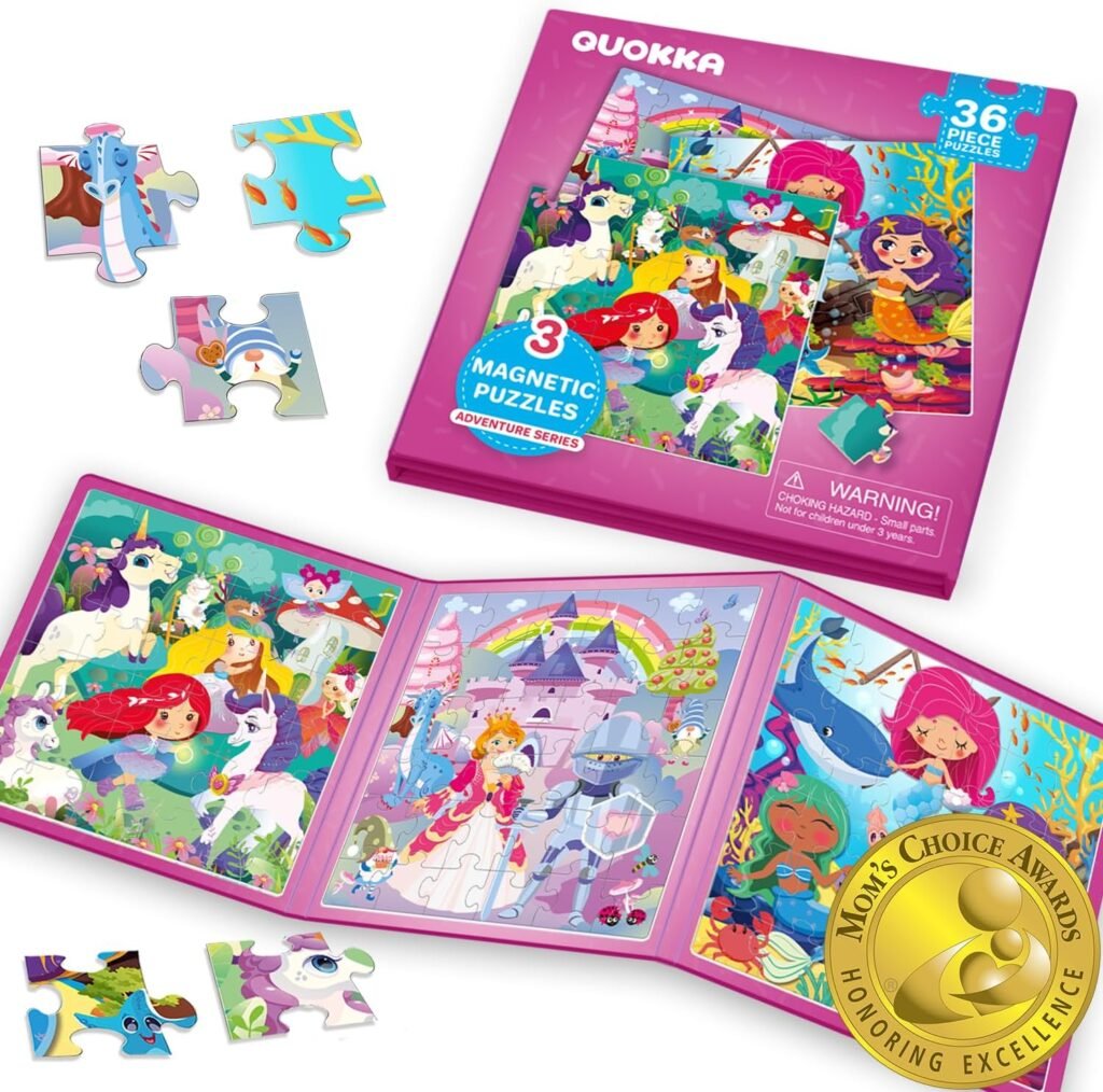 QUOKKA Magnetic Puzzles for Kids Ages 3-5 – 36 Pieces Travel Toddler Puzzles – Princess Unicorn Car Activities Toy for Girls 4-8 yo – Learning Magnet for Road Trip QUOKKA Magnetic Puzzles for Kids Ages 3-5 – 36 Pieces Travel Toddler Puzzles – Princess Unicorn Car Activities Toy for Girls 4-8 yo – Learning Magnet for Road Trip