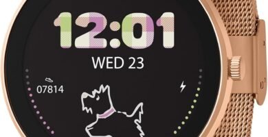 RADLEY Series 28 Amoled Smart Watch for Women with 1.19″, Heart Rate, Bluetooth, Sleep Tracking, Sports Modes, Blood Oxygen, 5ATM Water Resistance, Rose Gold Mesh Stainless Steel Strap RADLEY Series 28 Amoled Smart Watch for Women with 1.19″, Heart Rate, Bluetooth, Sleep Tracking, Sports Modes, Blood Oxygen, 5ATM Water Resistance, Rose Gold Mesh Stainless Steel Strap