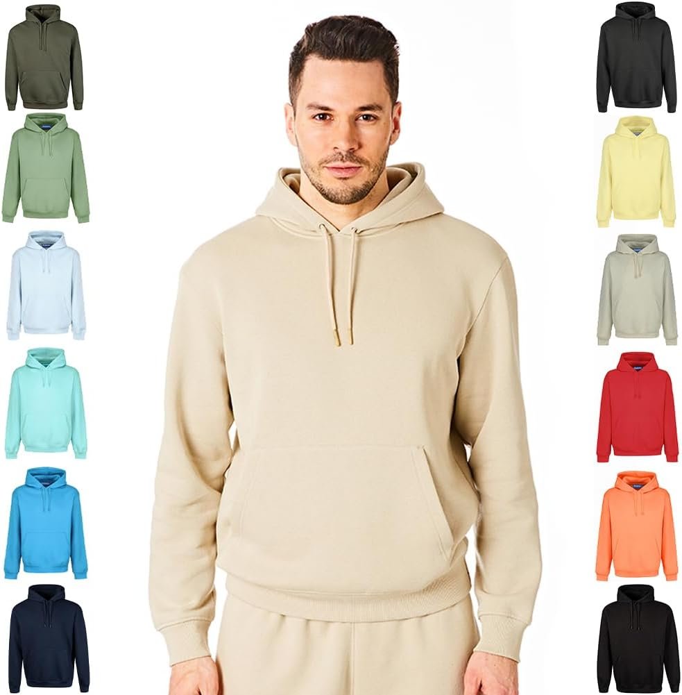 RIPT RCSWT763 Men’s Hooded Soft Touch Loungewear Hoodie Sweatshirt Top RIPT RCSWT763 Men’s Hooded Soft Touch Loungewear Hoodie Sweatshirt Top