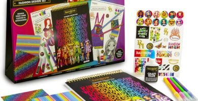 Rainbow High Fashion Fashion Design Sketchbook Set – Fashion Designer Kit for Girls – Includes 30 Page Fashion Design Pad, Brush Tip Pens & Colouring Pencils Colouring Book Rainbow High Fashion Fashion Design Sketchbook Set – Fashion Designer Kit for Girls – Includes 30 Page Fashion Design Pad, Brush Tip Pens & Colouring Pencils Colouring Book