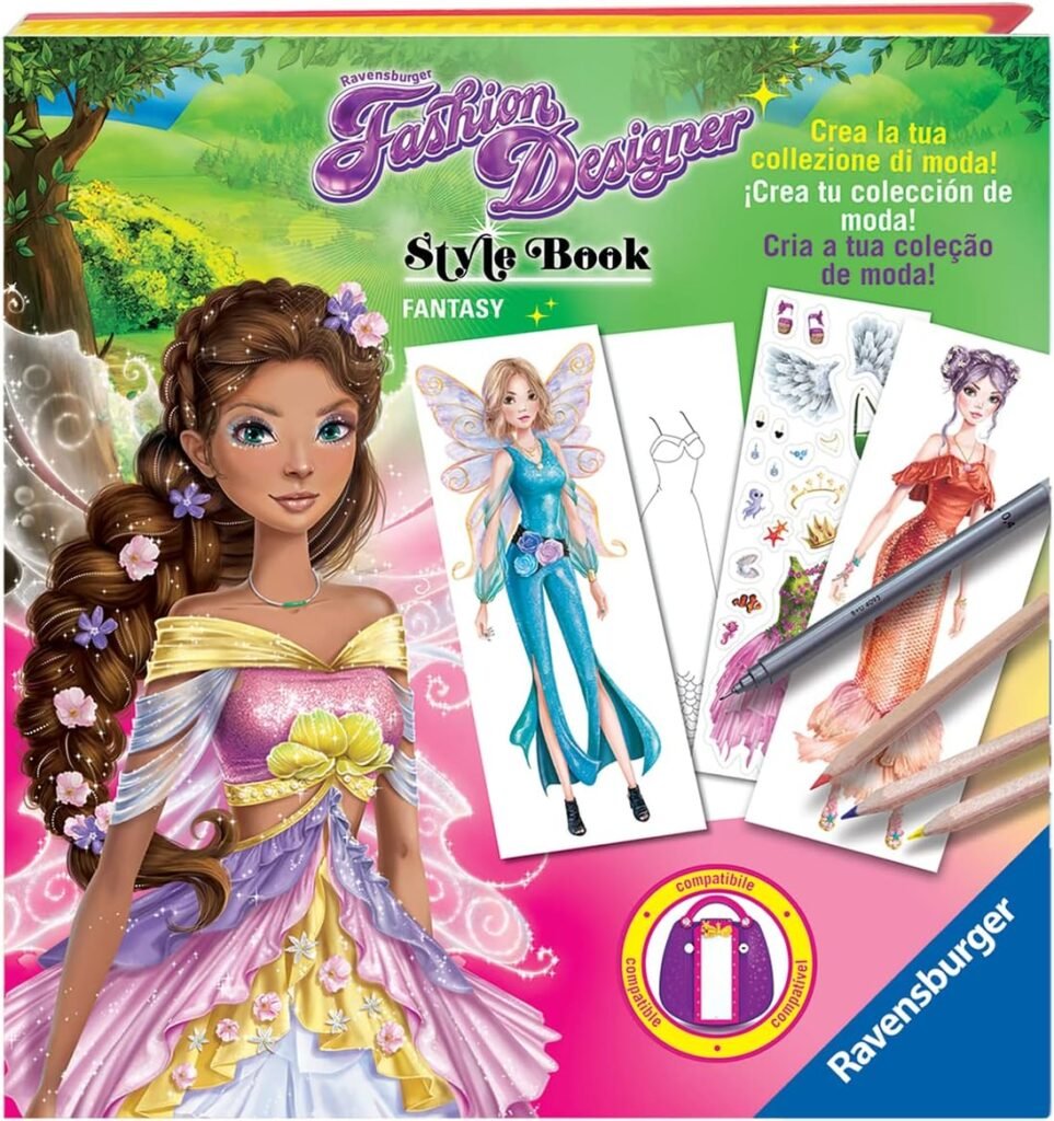 Ravensburger 20184 Fashion Designer Book Style Fantasy