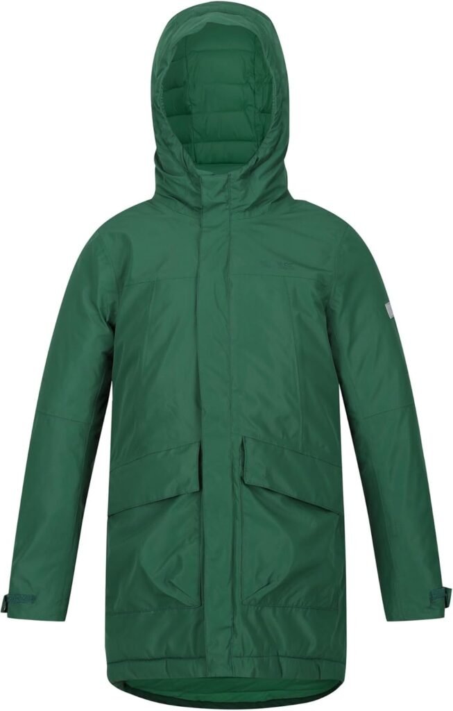 Regatta Kids Farbank Waterproof Insulated Jacket – Eden/Field Green – 13 years