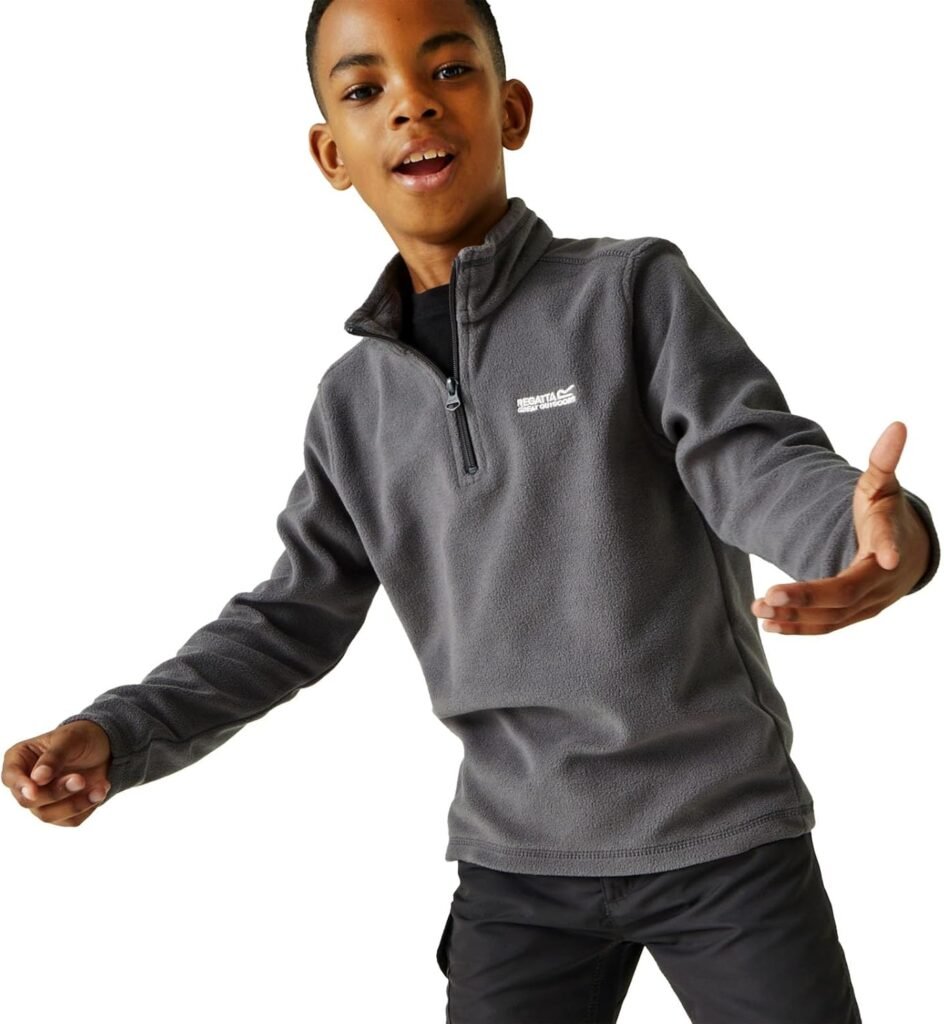 Regatta Kids Hot Shot II Lightweight 1/2 Zip Fleece