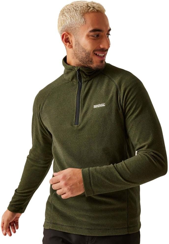 Regatta Men’s Montes Lightweight Half Zip Fleece Jumper Pullover Sweater (pack of 1)