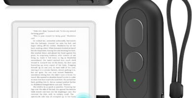 Remote Control Page Turner 2nd Gen for Kindle Paperwhite Oasis Scribe Ereaders,Ipad iPhone Tablets Kobo Surface,Taking Photos Camera Video Recording Remote