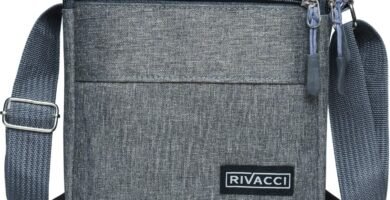 Rivacci Men Shoulder Bag Crossbody Travel Messenger Bags Small Retro Canvas Satchel Zipped Unisex Lightweight Long Strap for Phone iPad Mini Kindle Casual Business Cross Body Ladies Zips – Grey Rivacci Men Shoulder Bag Crossbody Travel Messenger Bags Small Retro Canvas Satchel Zipped Unisex Lightweight Long Strap for Phone iPad Mini Kindle Casual Business Cross Body Ladies Zips – Grey