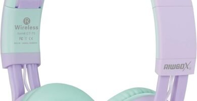 Riwbox Kids Headphones, CT-7S Cat Ear Bluetooth Headphones Volume Limiting 85dB,LED Light Up Kids Wireless Headphones Over Ear with Microphone for iPhone/iPad/Laptop/PC/TV (Purple&Green) Riwbox Kids Headphones, CT-7S Cat Ear Bluetooth Headphones Volume Limiting 85dB,LED Light Up Kids Wireless Headphones Over Ear with Microphone for iPhone/iPad/Laptop/PC/TV (Purple&Green)