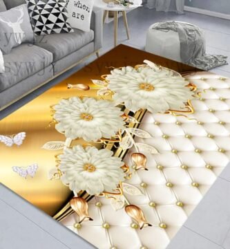 Rug Bedroom Living Room Kids Rug 3D Fashion Jewelry Plants Flowers Carpet Boys Teens Mat Flannel Nursery Rug Runner Doormat Polyester Material – Easy Clean 160 X 230 Cm -7Z4T0S4K5Z8G0 Rug Bedroom Living Room Kids Rug 3D Fashion Jewelry Plants Flowers Carpet Boys Teens Mat Flannel Nursery Rug Runner Doormat Polyester Material – Easy Clean 160 X 230 Cm -7Z4T0S4K5Z8G0