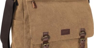 S-ZONE Men’s Messenger Bag Crossbody Shoulder 14-17.3 Inch Laptop Vintage Canvas Briefcase Satchel for Work School Traveling Daily Use Multiple Pocket S-ZONE Men’s Messenger Bag Crossbody Shoulder 14-17.3 Inch Laptop Vintage Canvas Briefcase Satchel for Work School Traveling Daily Use Multiple Pocket