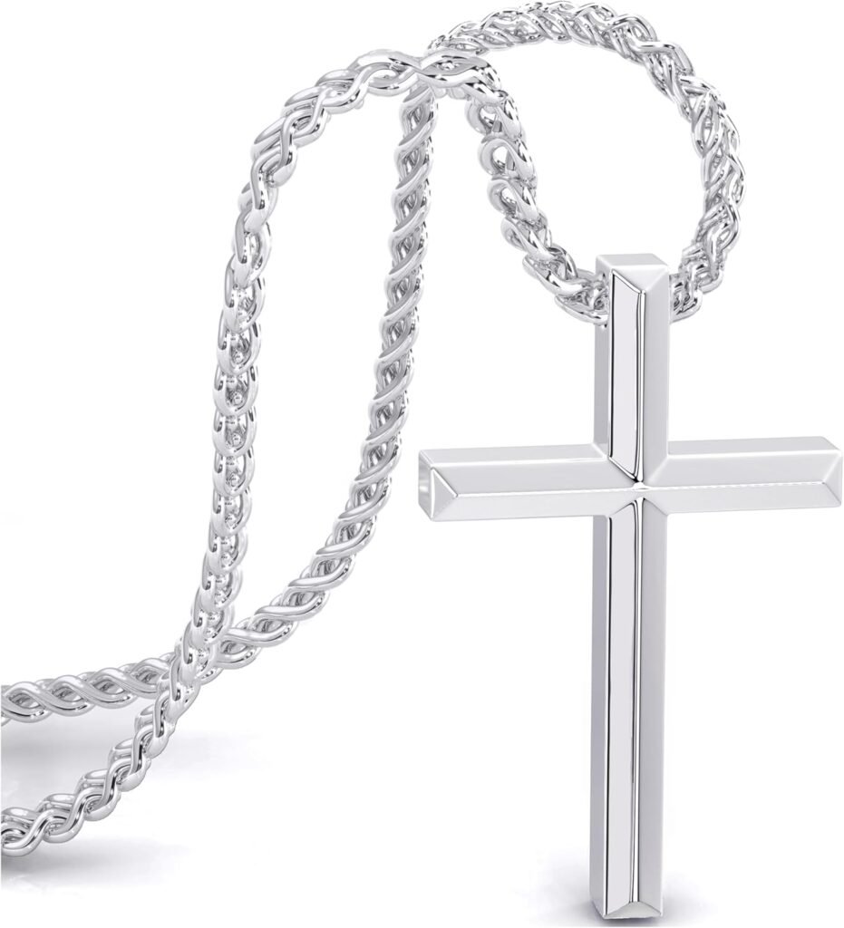 SERASAR Premium Necklace Men [Trust] | Stainless Steel | Sturdy Chain | Secure Closure | Three Colours | Jewellery Box Included