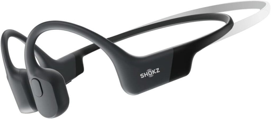 SHOKZ OpenRun Mini Bone Conduction Headphones, Open-Ear Bluetooth Sports Earphones with Mic, IP67 Waterproof Wireless Headset for Running, Workout, 8H Playtime Sport Headband