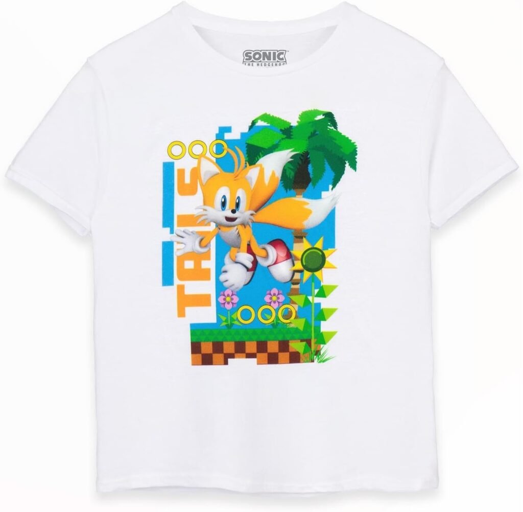 SONIC THE HEDGEHOG Kids T-Shirt | Sonic Various Design Options| Authentic Sonic Merchandise | Comfortable Tee for Boys Gaming Enthusiasts