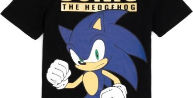 SONIC THE HEDGEHOG Kids T-Shirt in Black | Racing Checkered Flag Retro Gaming Graphic Tee | Gold Foil Logo Top for Boys & Teen Gamers | Classic Game Movie Merchandise Gift for Him SONIC THE HEDGEHOG Kids T-Shirt in Black | Racing Checkered Flag Retro Gaming Graphic Tee | Gold Foil Logo Top for Boys & Teen Gamers | Classic Game Movie Merchandise Gift for Him