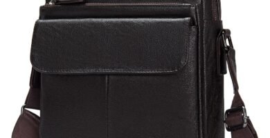 SPAHER Men Shoulder Bag PU Leather Handbag Messenger Business Bag Crossbody Satchel Sling Waterproof Travel Bag Daily Man Bag Gift with Adjustable Shoulder Strap for Ipad 11 Inch Brown SPAHER Men Shoulder Bag PU Leather Handbag Messenger Business Bag Crossbody Satchel Sling Waterproof Travel Bag Daily Man Bag Gift with Adjustable Shoulder Strap for Ipad 11 Inch Brown