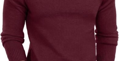 Sailwind Men’s Jumpers Turtle Neck Knit Jumper Long Sleeve Causal Sweater Pullover Solid Color Winter Warm Knitwear