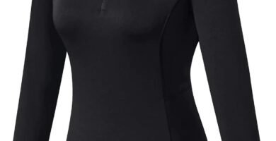 Sillictor 1/4 Zip Running Top Women Thermal Ski Base Layer Breathable High-wicking Soft Sillictor 1/4 Zip Running Top Women Thermal Ski Base Layer Breathable High-wicking Soft
