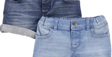 Simple Joys by Carter’s Girl’s Denim Shorts (Pack of 2)