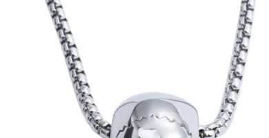 Skull Head Pendant Necklace Stainless Steel Gothic Punk Choker Chain for Men Jewelry (Silver) Skull Head Pendant Necklace Stainless Steel Gothic Punk Choker Chain for Men Jewelry (Silver)