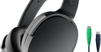 Skullcandy Hesh Evo Wireless Headphones, 36 Hr Battery, Microphone, Works with iPhone Android and Bluetooth Devices – True Black