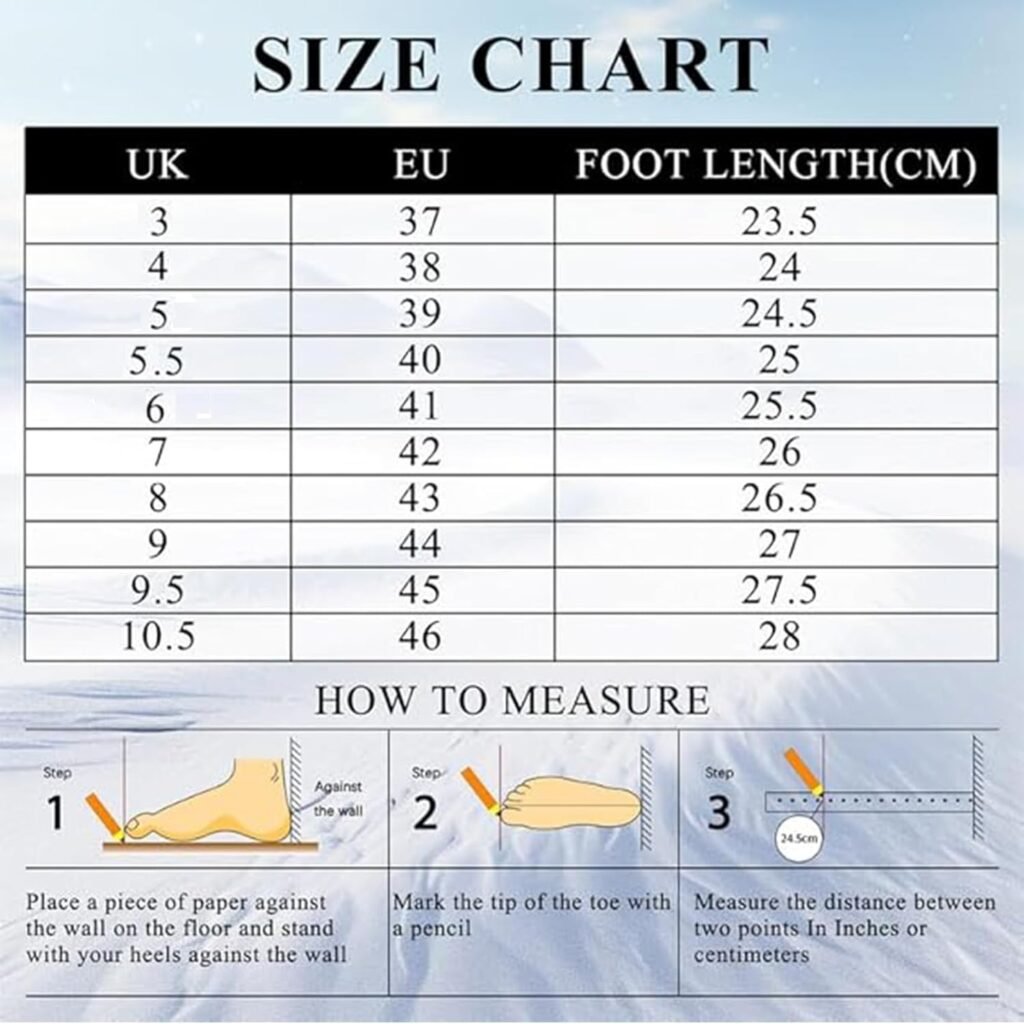 Snow Boots Men Women Winter Ankle Boots Water-Resistant Fur Lined Side Zipper Warm Walking Boots Lightweight Outdoor Anti-Slip Unisex Booties Mid Calf Sport Shoes