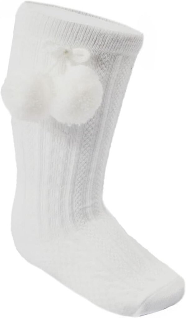 Soft Touch Baby Boys Girls Pom Pom Socks Spanish Romany Knee High Socks Stretch Socks 0-24 Months S355 Soft Touch Baby Boys Girls Pom Pom Socks Spanish Romany Knee High Socks Stretch Socks 0-24 Months S355